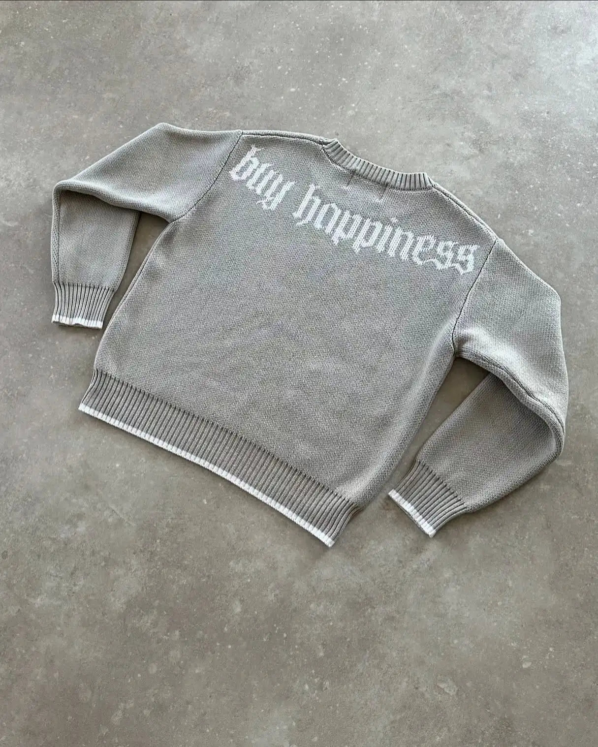 Signature Dollar Embroidered Premium Knit Sweater