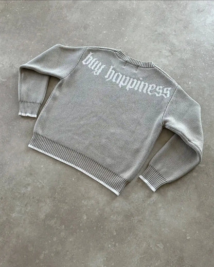 Signature Dollar Embroidered Premium Knit Sweater