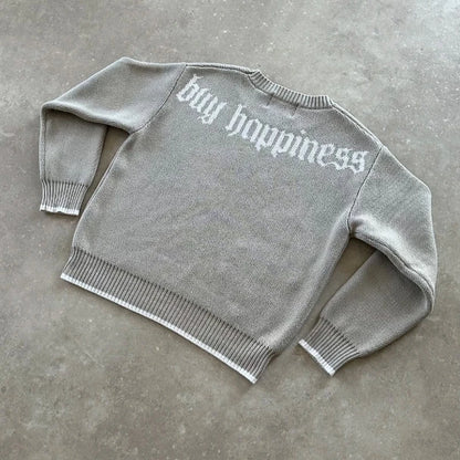 Signature Dollar Embroidered Premium Knit Sweater